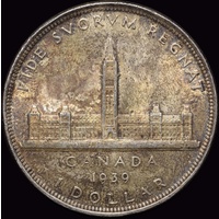 Canada 1939 Silver Dollar KM# 38 Uncirculated