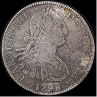 Mexico 1798 Silver 8 Reales KM# 109 good Fine