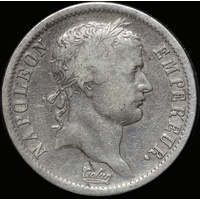 France 1810-A Silver 2 Francs KM# 693.1 Very Fine