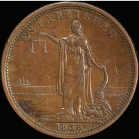 Smith, Peate & Co Copper Penny Token 247a A# 481 Very Fine