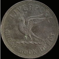 Howell, John Copper Penny Token Undated A# 273 Extremely Fine