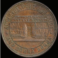 Crocker & Hamilton Copper Halfpenny Token Undated A# 83 good VF