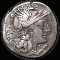 Ancient Rome (Republic) 148 BC Q. Marcius Libo Silver Denarius Dioscuri RRC 215/1 Very Fine