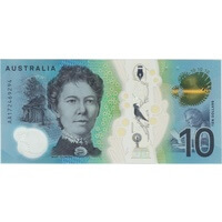 Australia 2017 $10 Note AA17 First Prefix Lowe / Fraser R#326F Uncirculated