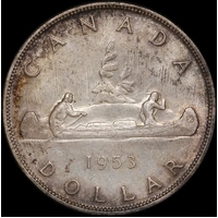 Canada 1953 Silver 1 Dollar KM# 54 Uncirculated