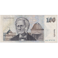 1984 $100 Note ZAA First Prefix Johnston/Stone R608F good VF