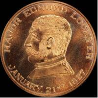 1977 Copper Medallion Sir Edmund Lockyer - Albany Sesquicentenary