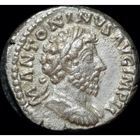 Ancient Rome (Imperial) 162 ~ 163 AD Marcus Aurelius Silver Denarius Providentia RIC III 69 EF