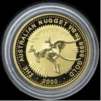 2000 Gold 1/10ozt Specimen Kangaroo Nugget