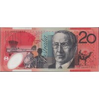 2008 $20 Note Stevens/Henry Last Prefix JC08 R421bL Uncirculated