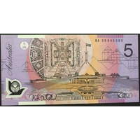 2006 $5 Note McFarlane/Henry BA06 First Prefix 220dF Uncirculated