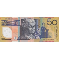 1996 $50 Note Fraser/Evans Standard Prefix R516b Uncirculated