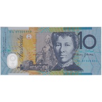 2007 $10 Note Stevens/Henry GL07 Last Prefix R321aL Uncirculated