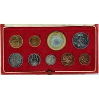 South Africa 1967 Long Proof Coin Set KM# PS69 FDC