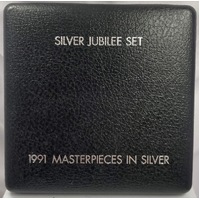 1991 Masterpieces in Silver 25th Anniversary Of Decimal Currency Damaged Box