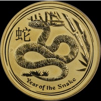 2013 Gold Lunar Two Ounce Specimen Coin Series II Snake