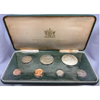 Trinidad and Tobago 1972 7 Coin Proof Set includes Silver 5 Dollars