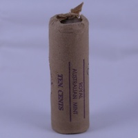 1976 Ten Cent RAM Mint Roll Heads Tails opened one end