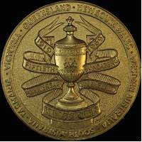 1969 Australian Eight-Oared Championship - King's Cup Medal in Gilt Base Metal by Stokes