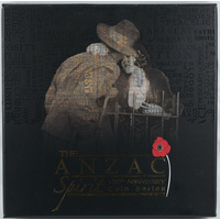 2018 Silver 1 Ounce Proof Coin ANZAC Spirit 100th Anniversary Proof Coin Series We Will Remember Them