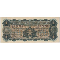 1927 One Pound Riddle/Heathershaw R26 PCGS AU58