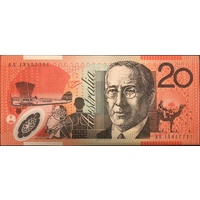 2013 $20 Note Stevens/Parkinson AA13 First Prefix R422aF Uncirculated