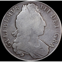 1700 Silver Crown William III S#3774 Very Good