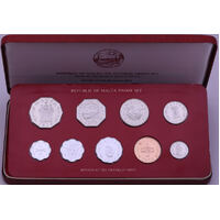 Malta 1976 Proof Coin Set KM# PS2 FDC