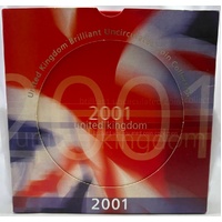United Kingdom 2001 Brilliant Uncirculated 9 Coin Mint Set