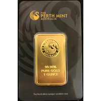 Perth Mint 99.99% 1ozt Pure Gold Minted Ingot