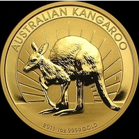 2011 Gold One Ounce Kangaroo Nugget Coin