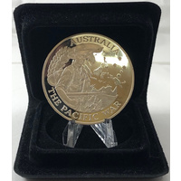 World War II 50th Anniversary Silver Medallion 1991 Australian War Memorial FDC