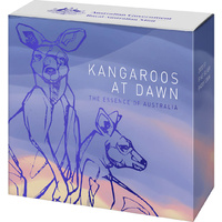 2020 Silver 1 Dollar Proof Coin Kangaroos at Dawn