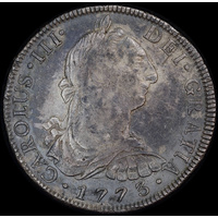 Mexico 1773 Silver 8 Reales ex Rapid shipwreck KM# 106.1 good VF