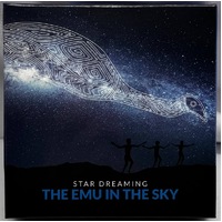 2020 Silver $1 Coin Coloured Uncirculated Emu In the Sky