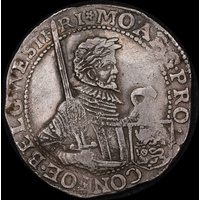 Netherlands (West Friesland) 1621 Silver Rijksdaalder KM# 15.1 Very Fine ex Batavia shipwreck