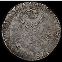 Spanish Netherlands (Tournai) 1616 Silver Patagon KM# 31 ex Batavia shipwreck Very Fine