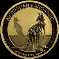 2016 Gold Half Ounce Specimen Coin Kangaroo Nugget