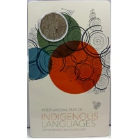 2019 50 Cent Frosted Uncirculated Coin Indigenous Languages