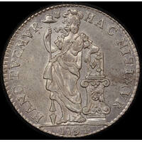 Netherlands (Utrecht) Silver Guilder 1794 Delm# 1182 about Unc