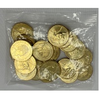 2022 $1 Security Bag of 20 Coins Australian Dinosaurs Elaphrosaurus Thropod