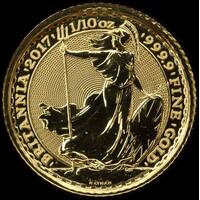 Great Britain 2017 Gold 10 Pounds Britannia Uncirculated