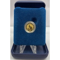 2001 Gold 1/20 ozt Kangaroo Nugget Specimen Coin