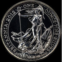 Great Britain 2012 Silver 2 Pounds Britannia Uncirculated