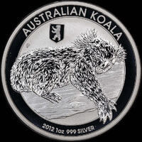 2012 Silver 1oz Unc Coin Koala - Berlin Privy