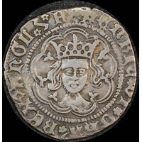 1430 ~ 1431 Silver Halfgroat Henry VI S#1862 Very Fine