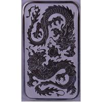 2020 Silver 1oz Rectangular Bullion Coin Lunar Dragon 