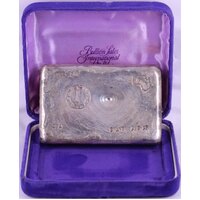 Geomin Silver 1kg Cast Ingot 99.99% Christmas 1977