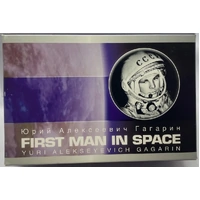 Cook Islands 2008 Silver 1 Dollar Proof Orbit Series First Man in Space