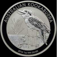2016 Silver 1 Ounce Specimen Coin Kookaburra